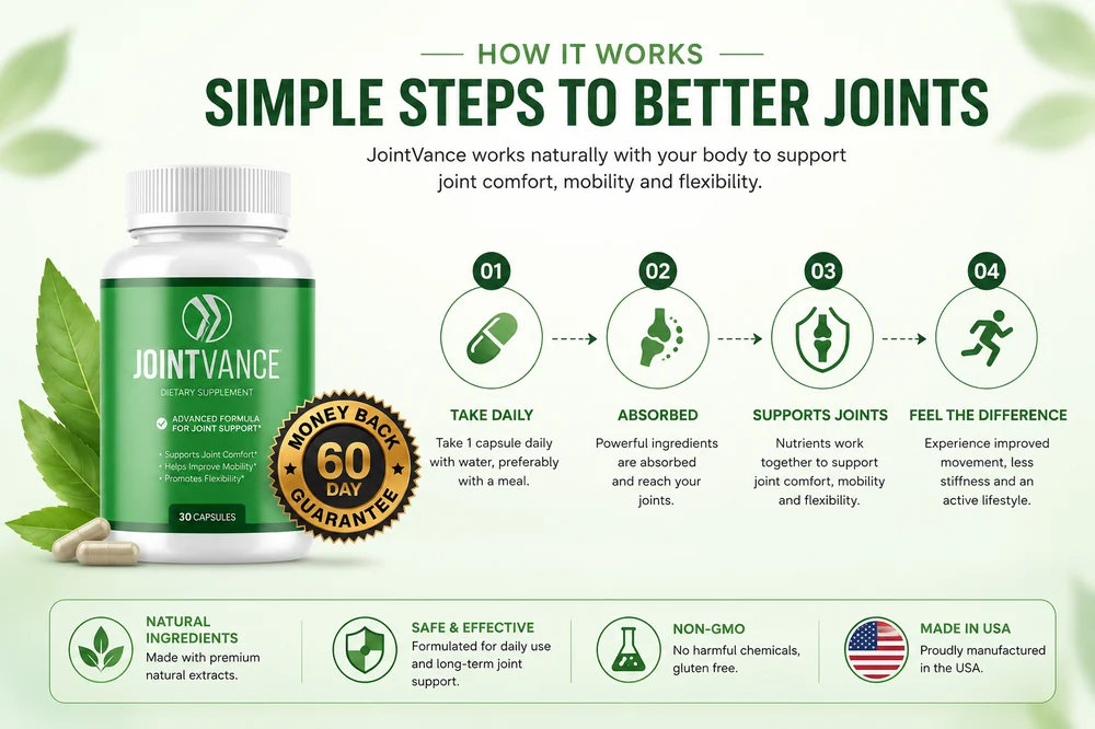 JointVance joint comfort and mobility support capsules